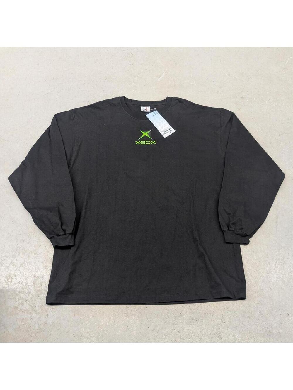 Vintage 90s XBOX Microsoft Store NWT Promo Long Sleeve Shirt